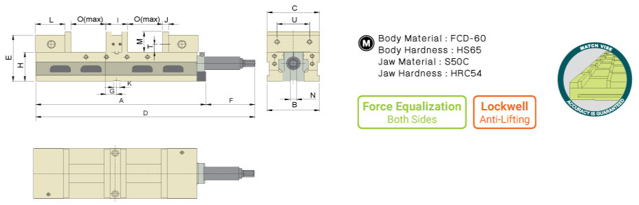 ปากกาจับชิ้นงานสองด้าน drawing