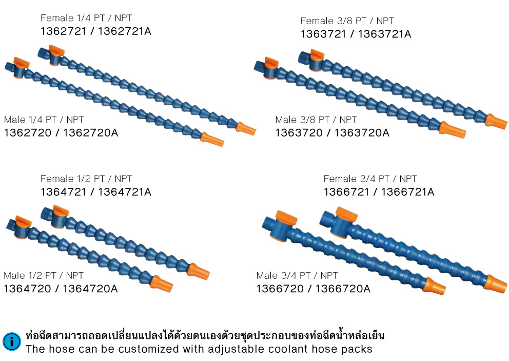 ชุดท่อฉีดน้ำหล่อเย็นพร้อมวาล์ว drawing