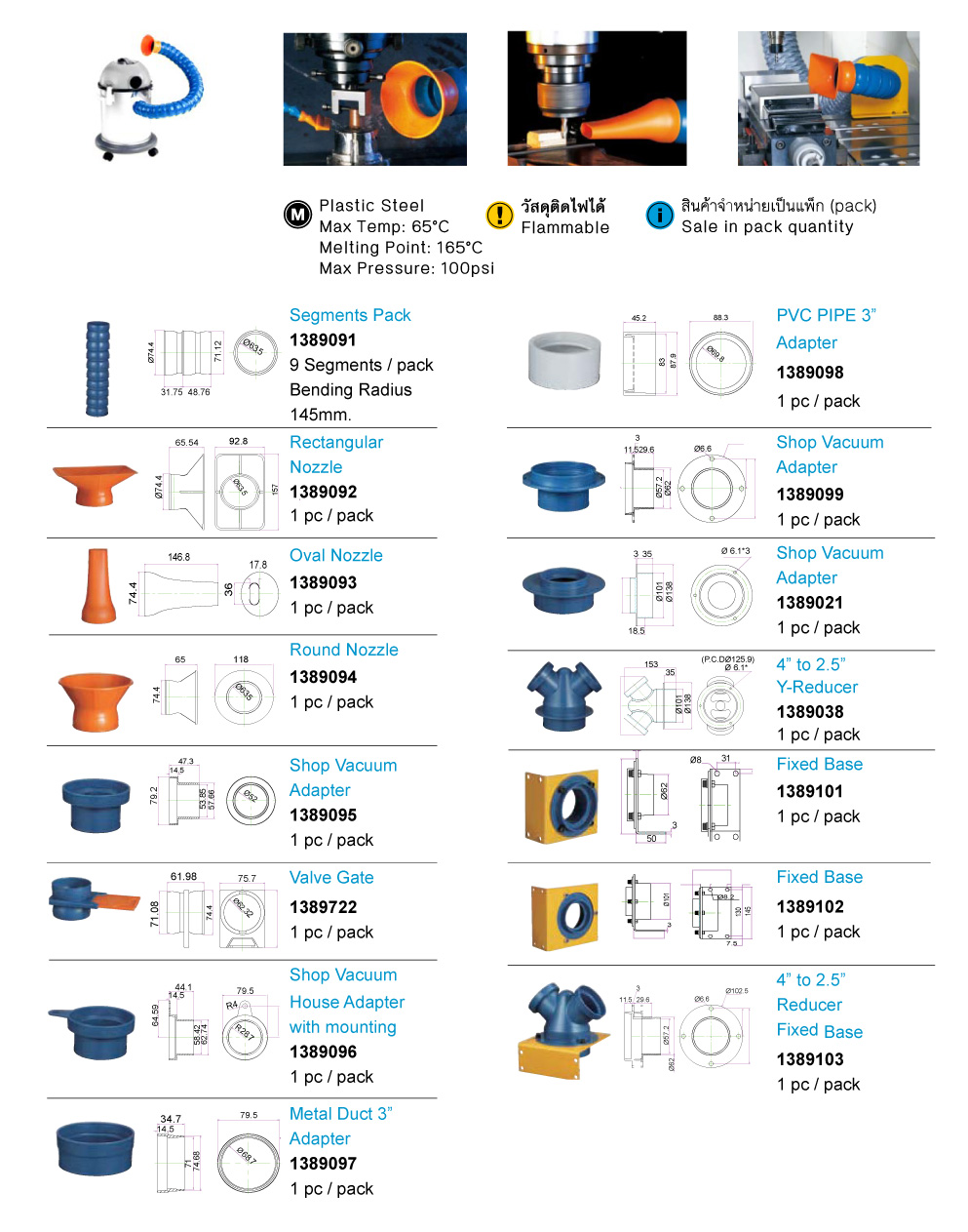 ท่อดูดอุตสาหกรรม drawing