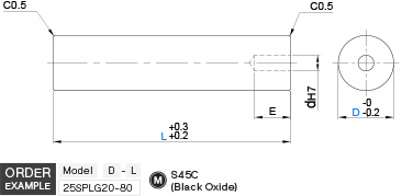 Support Pillars with Dowel Hole standard component for injection mold