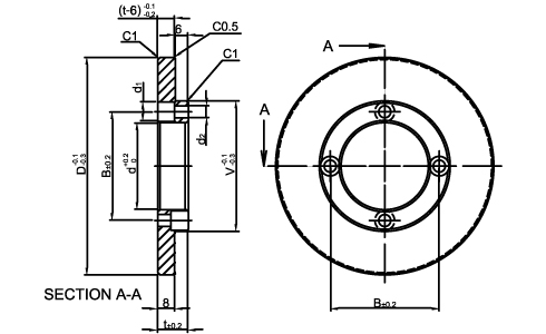 Locating Ring LRBW for injection mold